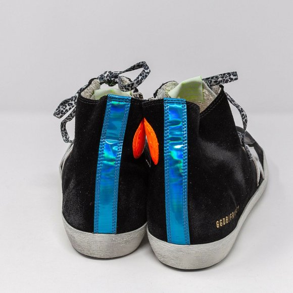 Golden Goose Francy Classic Black/Silver Sneakers - 11 US (44 EU) - Picture 6 of 7
